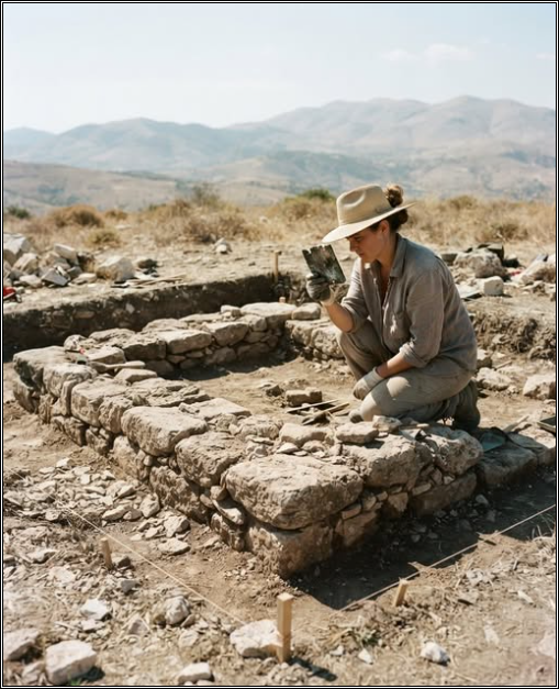 The Small Lead tablet found at Mount Ebal, Israel