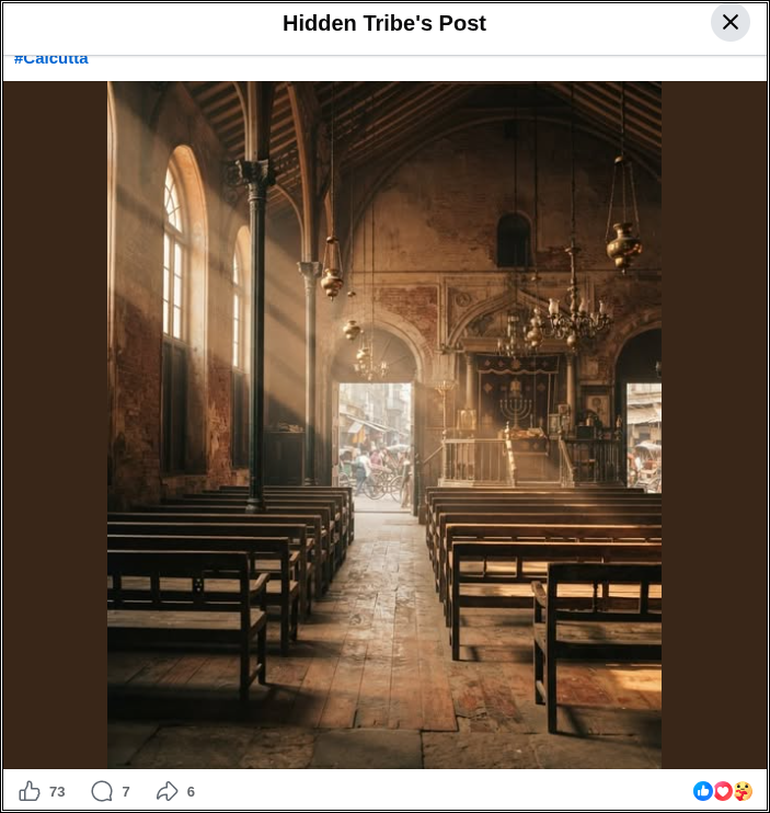 Remote-Viewing the Culcutta Jewish Synagogue
